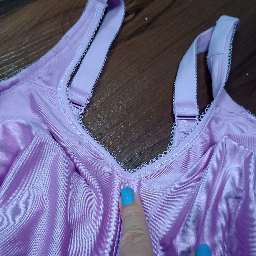 Wacoal Basic Beauty Full Figure Seamless Underwire Bra In Lilac - Picture 9 of 9
